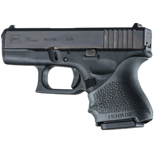 Hogue Handall Slip On Beavertail Grip Sleeve for Glock 26, 27 Rubber Black