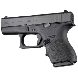 Hogue Handall Slip On Beavertail Grip Sleeve for Glock 42, 43 Rubber Black