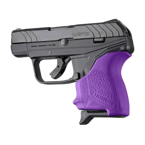Hogue Handall Slip On Beavertail Grip Sleeve Ruger LCP II Rubber Purple