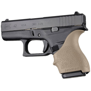Hogue Handall Slip On Beavertail Grip Sleeve for Glock 42, 43 Rubber Flat Dark Earth