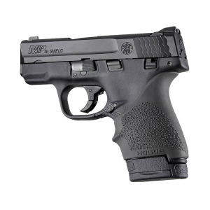 Hogue Handall Slip On Beavertail Grip Sleeve S&W M&P Shield 9, 40, Ruger LC9 Rubber Black