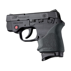 Hogue Handall Slip On Beavertail Grip Sleeve S&W Bodyguard 380, Taurus TCP, Spectrum Rubber Black