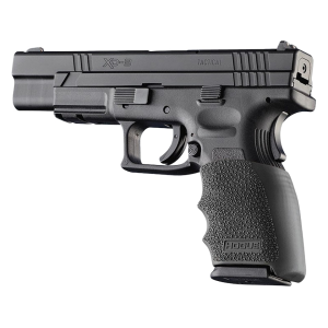Hogue Handall Slip On Grip Sleeve for Springfield XD 9mm Luger, 40 S&W, 357 Sig Rubber Black
