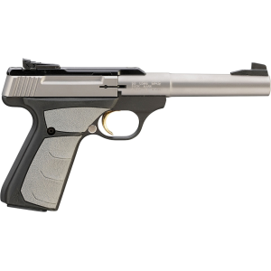 Browning Buck Mark Camper UFX 22LR Pistol 5.5" Barrel 10+1 Round Stainless Slide Black/Gray Grip Black Frame