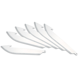 Outdoor Edge Razor Series Knife Replacement Blades 3" Drop Point 420J2 Stainless Steel 6PK