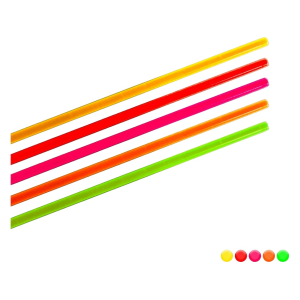 TRUGLO Fiber Optic Rod 5.5" x .078" Green, Orange, Red, Ruby, Yellow 5PK