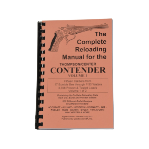 Loadbooks USA Thompson Center Contender Volume 1 Reloading Manual Calibers 17 Bumble Bee to 7mm TCU - Loadbooks Usa