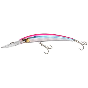 Yo-Zuri Crystal Minnow Deep Diver Jerkbait 3.5 Fluorescent Pink