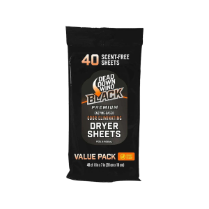 Dead Down Wind Black Premium Dryer Sheets