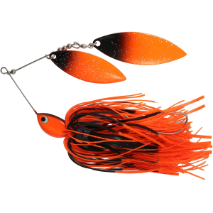 Northland Reed Runner Magnum Double Willow Spinnerbait 1oz Blackbird Painted
