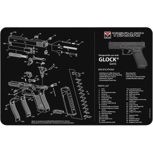 Tekmat Handgun Cleaning Mat for Glock Gen 5 Black