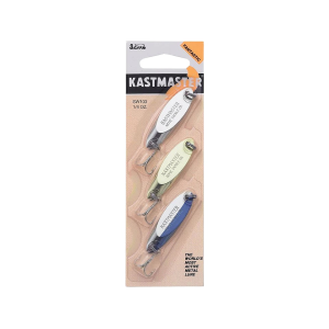 Acme Kastmaster Spoon Multi-Pack 1/4oz Chrome, Gold, Chrome/Neon Blue 3PK