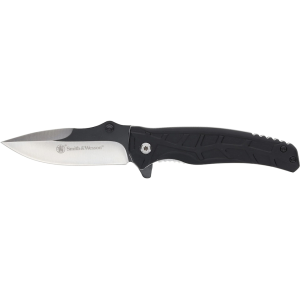 Smith & Wesson Extreme Ops Folding Knife 3" Drop Point 3Cr13 Satin Blade Aluminum Handle Black