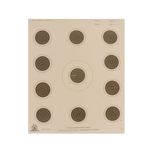 NRA Official Smallbore Rifle Target A-17 50' 4 Position Paper 100PK