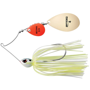 SPRO Thumper Colorado Indiana Spinnerbait 1/2oz Chart/White/Red Orange/Gold
