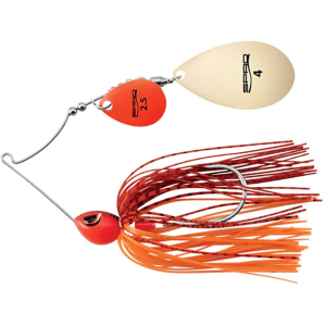 SPRO Thumper Colorado Indiana Spinnerbait 3/8oz Flame Orange/Gold
