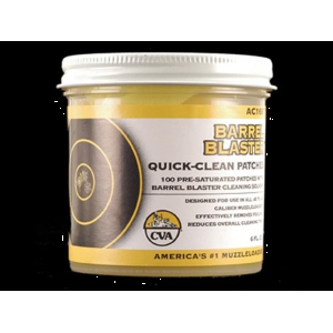 CVA Barrel Blaster Quick Clean Black Powder Cleaning Patches