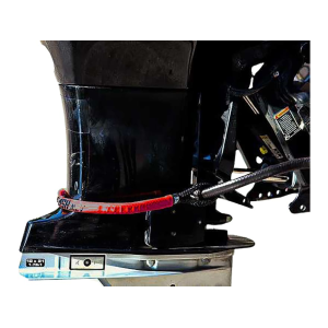 Precision Sonar The Leash Outboard Motor Safety Strap 4 Stroke Mercury Pro XS and Yamaha SHO 4 Stroke 250hp and less Red
