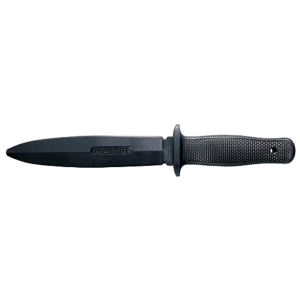 Cold Steel Rubber Training Peace Keeper I Fixed Blade Training Knife 7" Spear Point Santoprene Blade Black