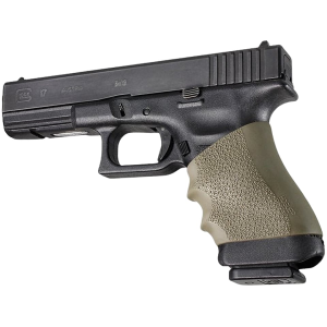 Hogue Handall Universal Full Size Slip On Grip Sleeve Rubber Olive Drab