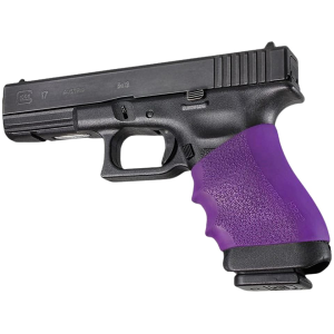 Hogue Handall Universal Full Size Slip On Grip Sleeve Rubber Purple
