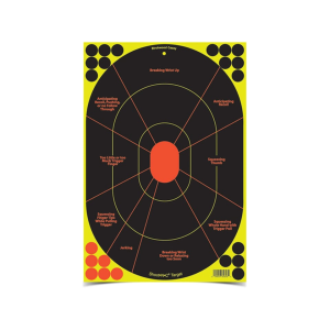 Birchwood Casey Shoot-N-C Adhesive Target 12" x 18" Handgun Trainer 5PK