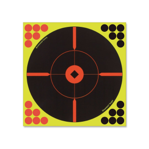 Birchwood Casey Shoot-N-C Adhesive 12" Crosshair Bullseye Target 5PK