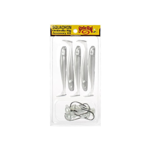 Strike King Squadron Umbrella Rig Accessory Kit 1/8oz Ghost Shad