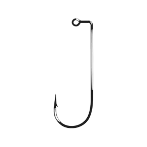 Do It Molds Gamakatsu 604 90 Degree Heavy Wire NS Jig Hook #1/0 Black 25PK