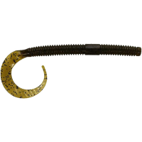 Yamamoto 10" Ichi Worm Green Pumpkin Black Flake