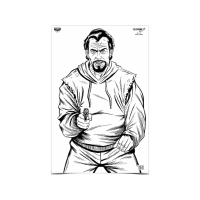 Birchwood Casey EZE-Scorer 23" x 35" BC Bad Guy Paper Target 5PK