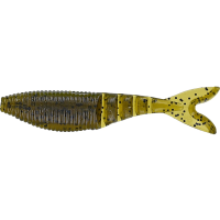 Yamamoto 4'' Zako Swimbait Grn Pumpkin/Blk Flk