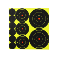 Birchwood Casey Shoot-N-C Adhesive Target 72-1", 36-2" and 24-3" Round Assortment 10PK