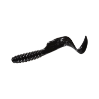 Mister Twister Twister Tail 4" Grub Black 20PK