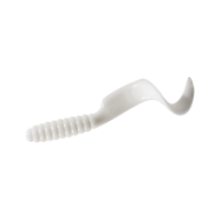 Mister Twister Twister Tail 4" Grub White 20PK