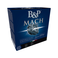 B&P Mach High Velocity 12 Gauge Ammo 2-3/4" #7-1/2 Lead Shot 1-1/8 oz Case of 250 (10 Boxes of 25)