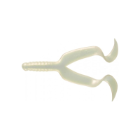 Mister Twister Double Tail 4" Grub White Pearl 10PK