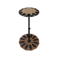 Rush Creek Creations 12 Gun Spinning Wooden Gun Rack