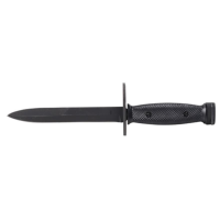 Ontario Mil-Spec 494 M7 Bayonet 6.75" Drop Point 1095 Black Carbon Steel Blade Polymer Handle Black