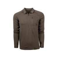 Kings Camo Men's XKG Foundation 260 Long Sleeve Quarter Zip Merino Wool Base Layer Shirt Olive 3XL