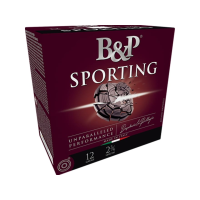 B&P Sporting Clays 12 Gauge Ammo 2-3/4" #8 Lead Shot 1 oz Case of 250 (10 Boxes of 25)