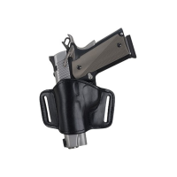 Bianchi 105 Minimalist OWB Holster Left Hand Browning Hi-Power, 1911 Government Leather Black
