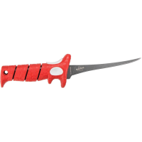 Bubba Whiffie Fillet Knife 6" High Carbon Stainless Steel Blade Polymer Handle Red/White