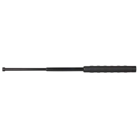 Smith & Wesson 21" Heat Treated Collapsible Baton 4130 Steel Shaft Black Finish Textured Rubber Grip