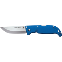 Cold Steel Finn Wolf Pocket Knife 3.5" Drop Point AUS-8 Satin Blade Grivory Handle Blue