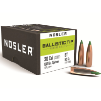 Nosler Ballistic Tip Hunting 30 Caliber (308 Diameter) Bullets 168 Grain Polymer Tip Box of 50