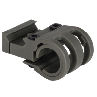 VTAC Offset Weapon Light Mount for .80" & 1" Ring Diameter Olive Drab