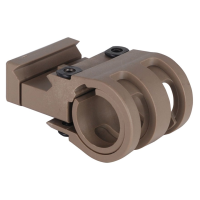 VTAC Offset Weapon Light Mount for .80" & 1" Ring Diameter FDE