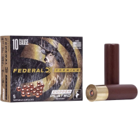 Federal Premium Vital-Shok 10 Gauge Ammo 3-1/2" #00 Buckshot 18 Pellets Box of 5