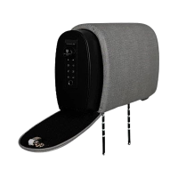 The Headrest Safe Company Slide Headrest Safe and Non-Safe Bundle Dark Gray Cloth